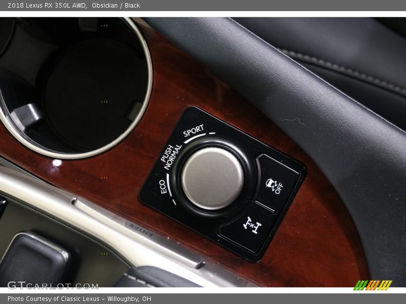 Obsidian / Black 2018 Lexus RX 350L AWD