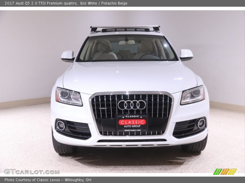 Ibis White / Pistachio Beige 2017 Audi Q5 2.0 TFSI Premium quattro