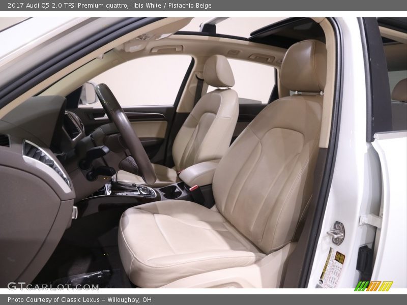 Ibis White / Pistachio Beige 2017 Audi Q5 2.0 TFSI Premium quattro