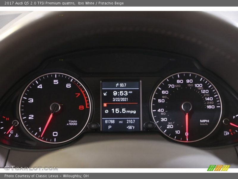 Ibis White / Pistachio Beige 2017 Audi Q5 2.0 TFSI Premium quattro