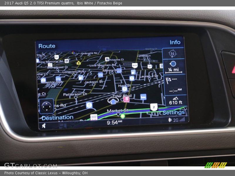 Ibis White / Pistachio Beige 2017 Audi Q5 2.0 TFSI Premium quattro