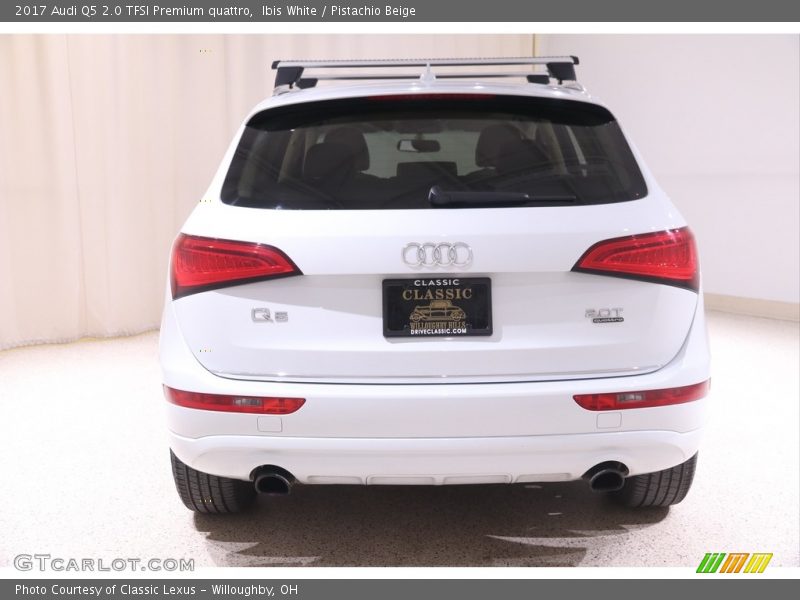 Ibis White / Pistachio Beige 2017 Audi Q5 2.0 TFSI Premium quattro