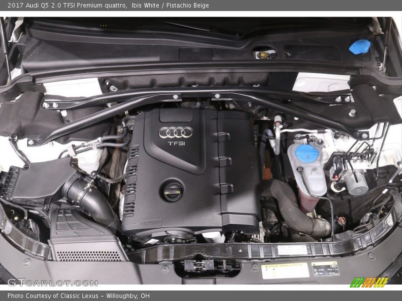 Ibis White / Pistachio Beige 2017 Audi Q5 2.0 TFSI Premium quattro