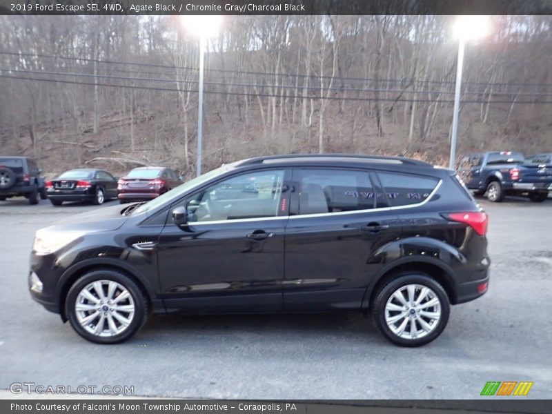 Agate Black / Chromite Gray/Charcoal Black 2019 Ford Escape SEL 4WD