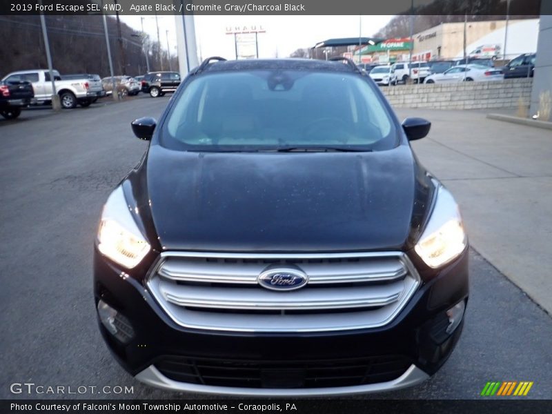 Agate Black / Chromite Gray/Charcoal Black 2019 Ford Escape SEL 4WD