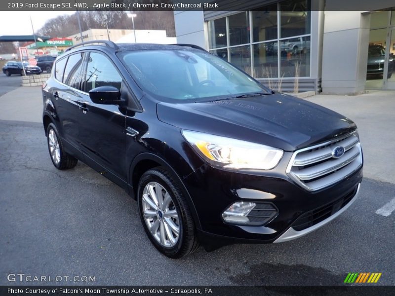 Agate Black / Chromite Gray/Charcoal Black 2019 Ford Escape SEL 4WD