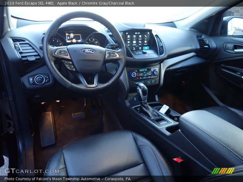 Agate Black / Chromite Gray/Charcoal Black 2019 Ford Escape SEL 4WD
