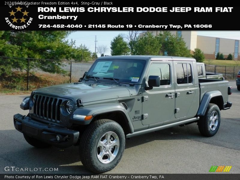 Sting-Gray / Black 2021 Jeep Gladiator Freedom Edition 4x4