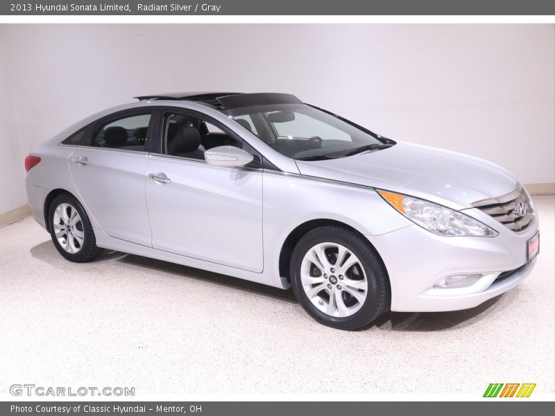 Radiant Silver / Gray 2013 Hyundai Sonata Limited