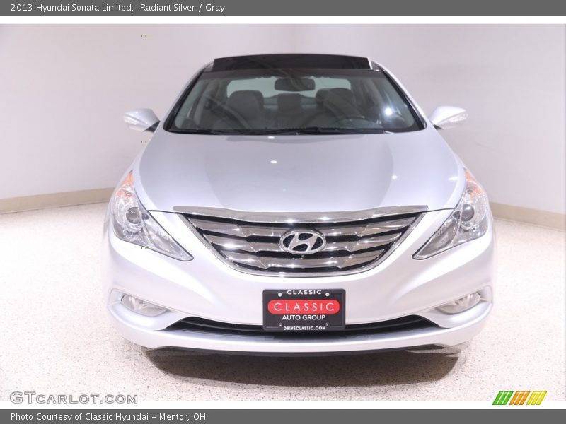 Radiant Silver / Gray 2013 Hyundai Sonata Limited