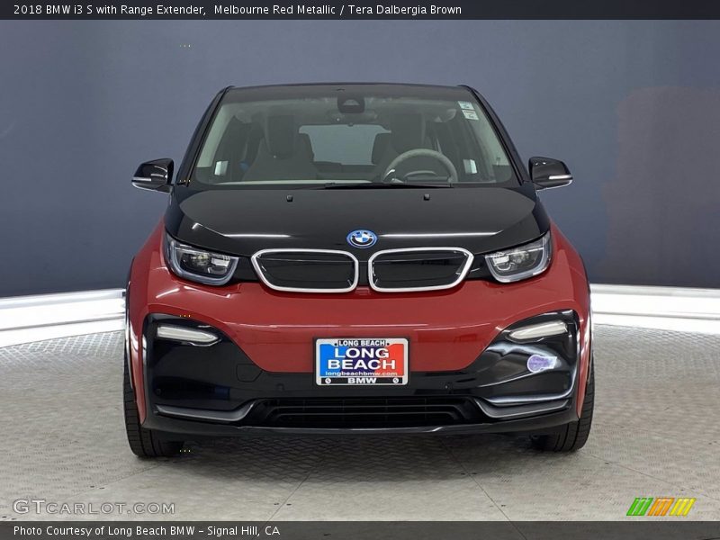 Melbourne Red Metallic / Tera Dalbergia Brown 2018 BMW i3 S with Range Extender