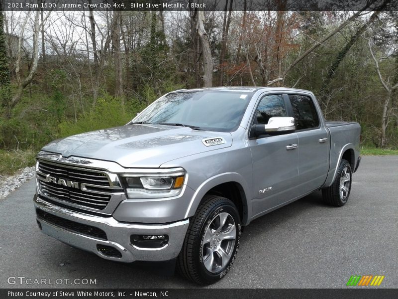 Billet Silver Metallic / Black 2021 Ram 1500 Laramie Crew Cab 4x4