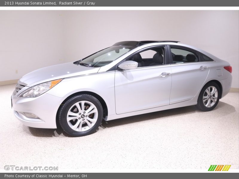 Radiant Silver / Gray 2013 Hyundai Sonata Limited