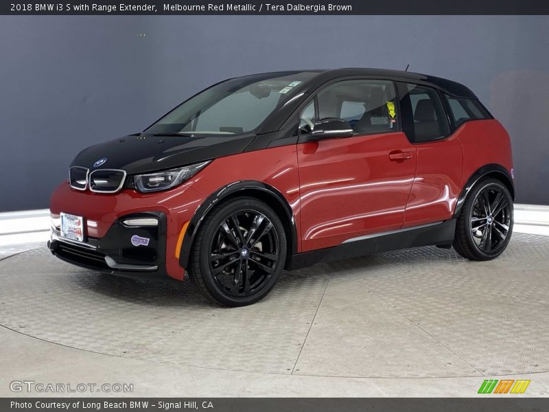 Melbourne Red Metallic / Tera Dalbergia Brown 2018 BMW i3 S with Range Extender