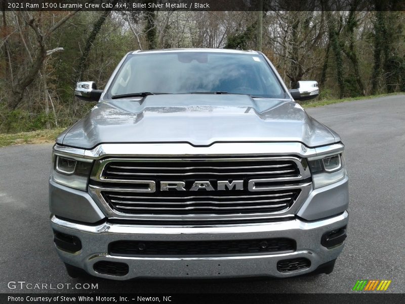 Billet Silver Metallic / Black 2021 Ram 1500 Laramie Crew Cab 4x4