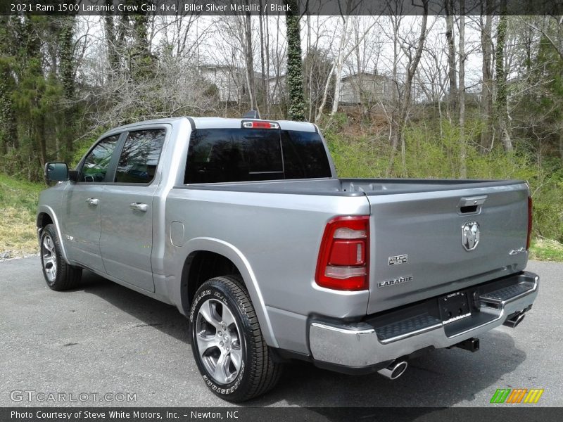 Billet Silver Metallic / Black 2021 Ram 1500 Laramie Crew Cab 4x4