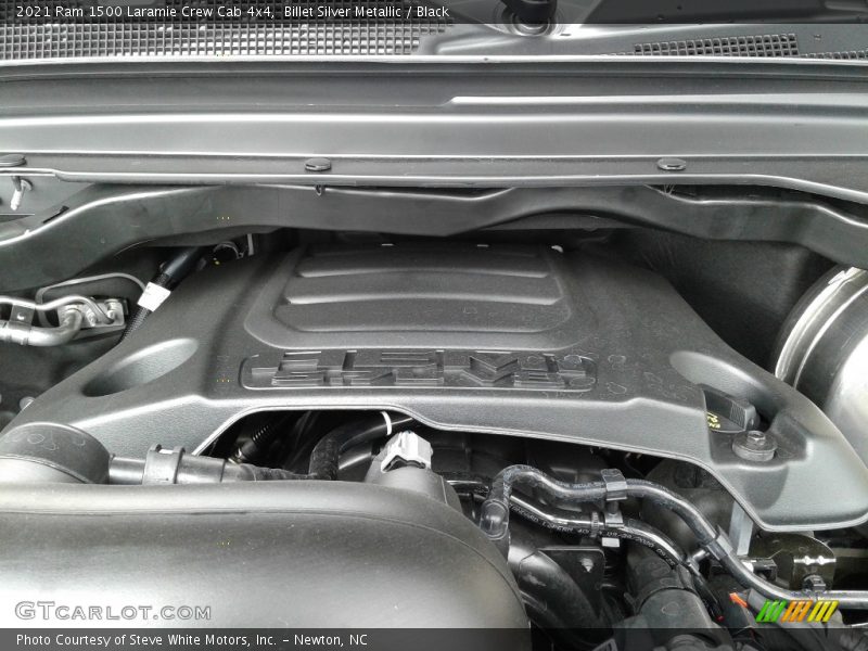 Billet Silver Metallic / Black 2021 Ram 1500 Laramie Crew Cab 4x4