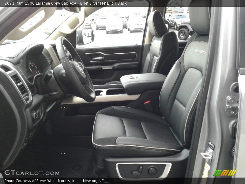 Billet Silver Metallic / Black 2021 Ram 1500 Laramie Crew Cab 4x4