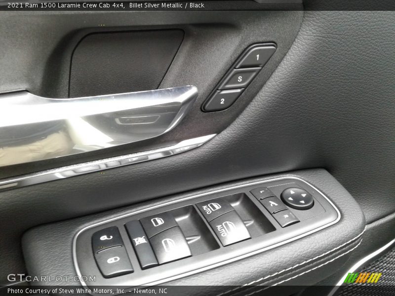 Billet Silver Metallic / Black 2021 Ram 1500 Laramie Crew Cab 4x4