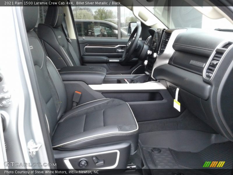 Billet Silver Metallic / Black 2021 Ram 1500 Laramie Crew Cab 4x4