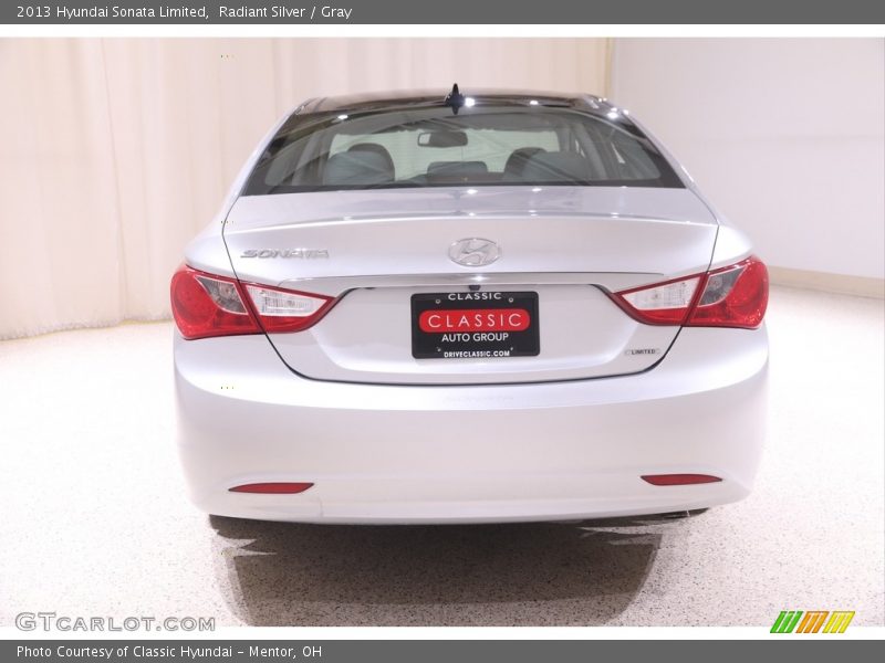 Radiant Silver / Gray 2013 Hyundai Sonata Limited