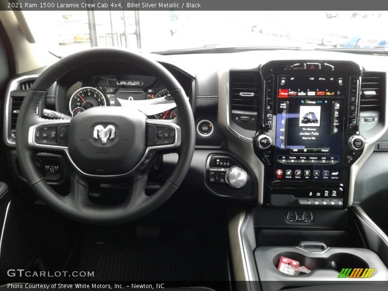 Billet Silver Metallic / Black 2021 Ram 1500 Laramie Crew Cab 4x4