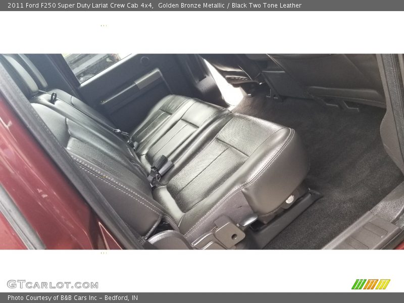 Golden Bronze Metallic / Black Two Tone Leather 2011 Ford F250 Super Duty Lariat Crew Cab 4x4
