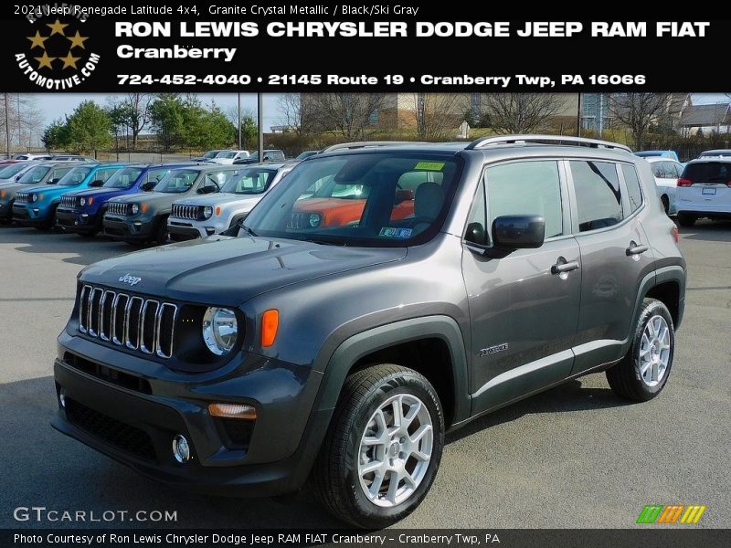 Granite Crystal Metallic / Black/Ski Gray 2021 Jeep Renegade Latitude 4x4