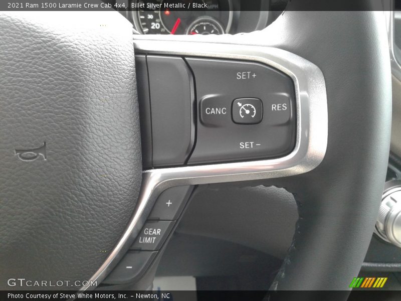 Billet Silver Metallic / Black 2021 Ram 1500 Laramie Crew Cab 4x4