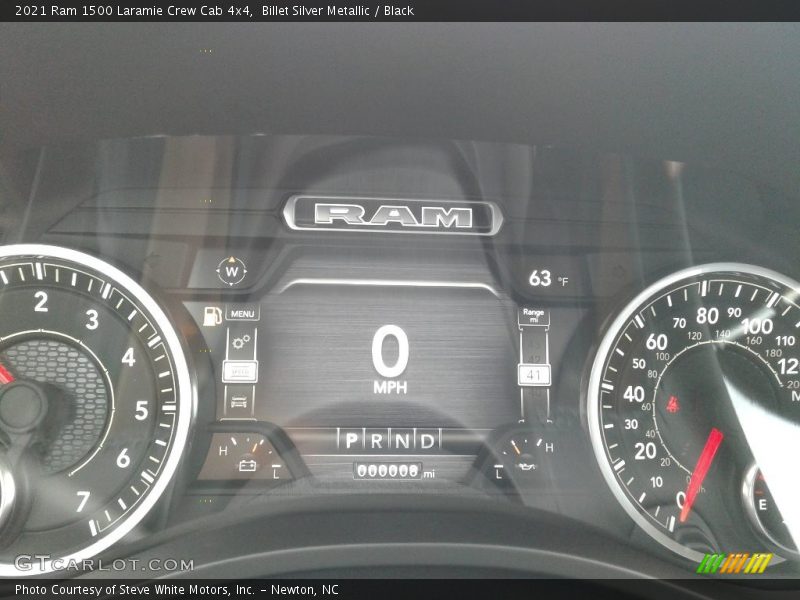 Billet Silver Metallic / Black 2021 Ram 1500 Laramie Crew Cab 4x4