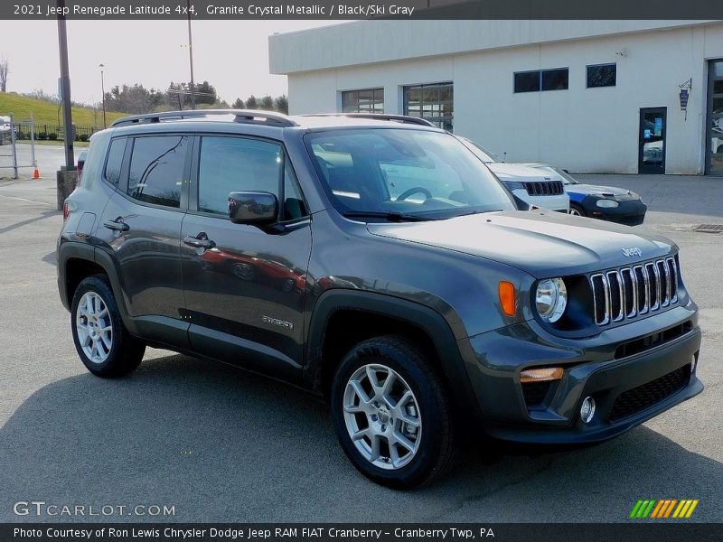 Granite Crystal Metallic / Black/Ski Gray 2021 Jeep Renegade Latitude 4x4