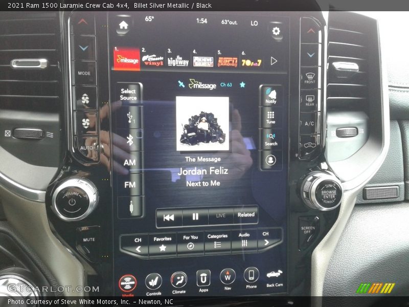 Billet Silver Metallic / Black 2021 Ram 1500 Laramie Crew Cab 4x4