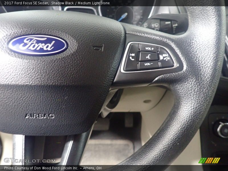 Shadow Black / Medium Light Stone 2017 Ford Focus SE Sedan