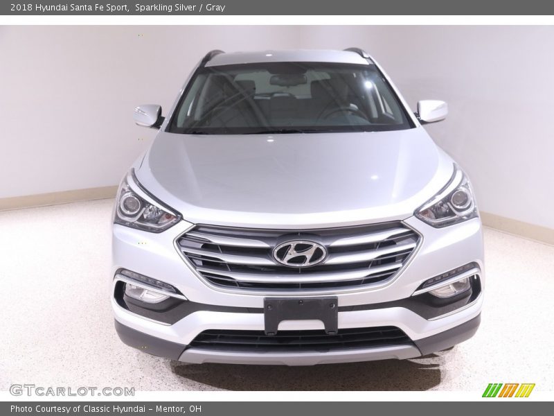 Sparkling Silver / Gray 2018 Hyundai Santa Fe Sport