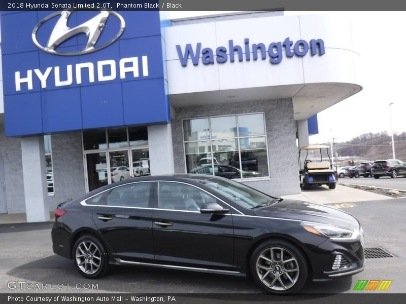 Phantom Black / Black 2018 Hyundai Sonata Limited 2.0T