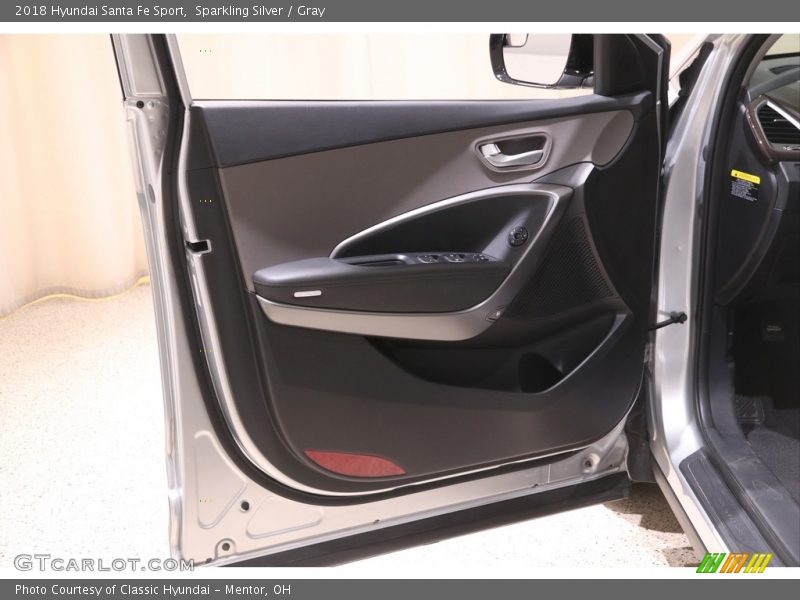 Sparkling Silver / Gray 2018 Hyundai Santa Fe Sport