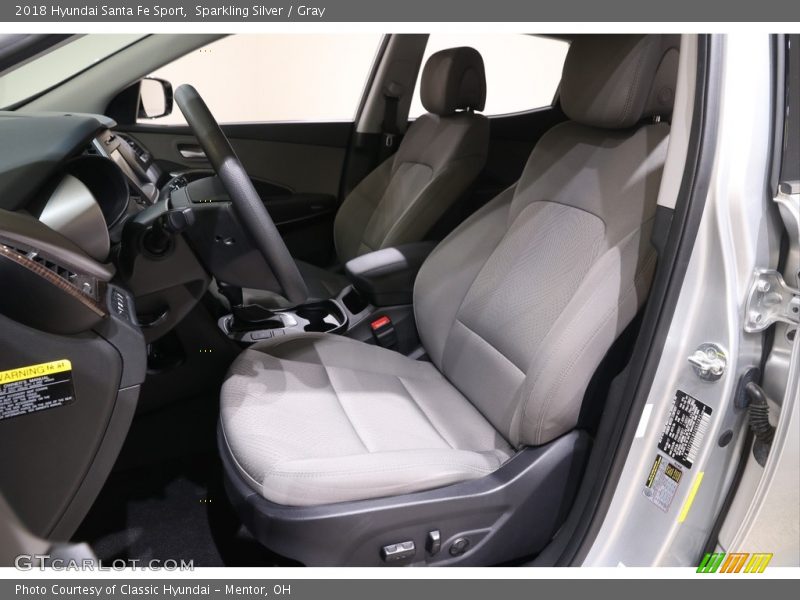 Sparkling Silver / Gray 2018 Hyundai Santa Fe Sport