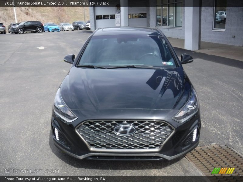Phantom Black / Black 2018 Hyundai Sonata Limited 2.0T