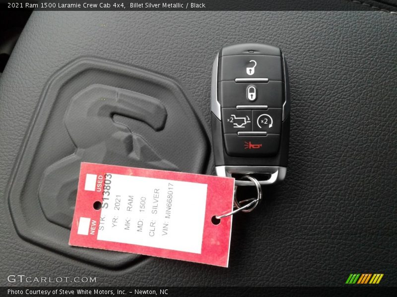 Billet Silver Metallic / Black 2021 Ram 1500 Laramie Crew Cab 4x4