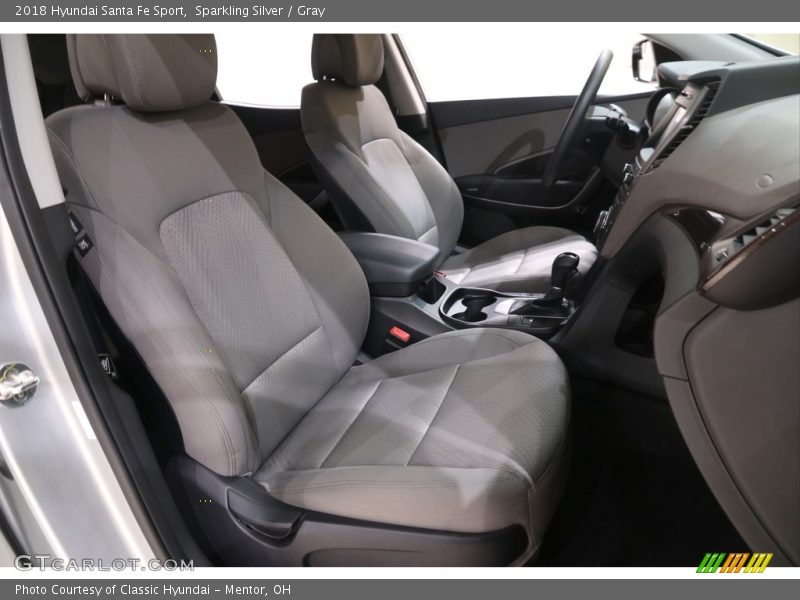 Sparkling Silver / Gray 2018 Hyundai Santa Fe Sport