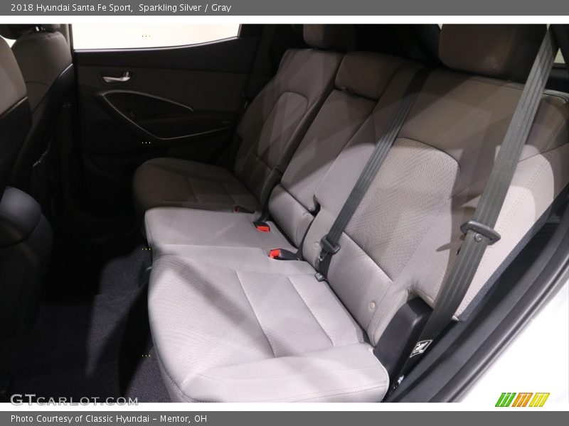 Sparkling Silver / Gray 2018 Hyundai Santa Fe Sport