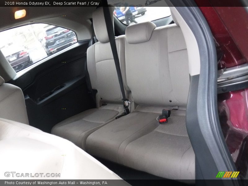 Deep Scarlet Pearl / Gray 2018 Honda Odyssey EX