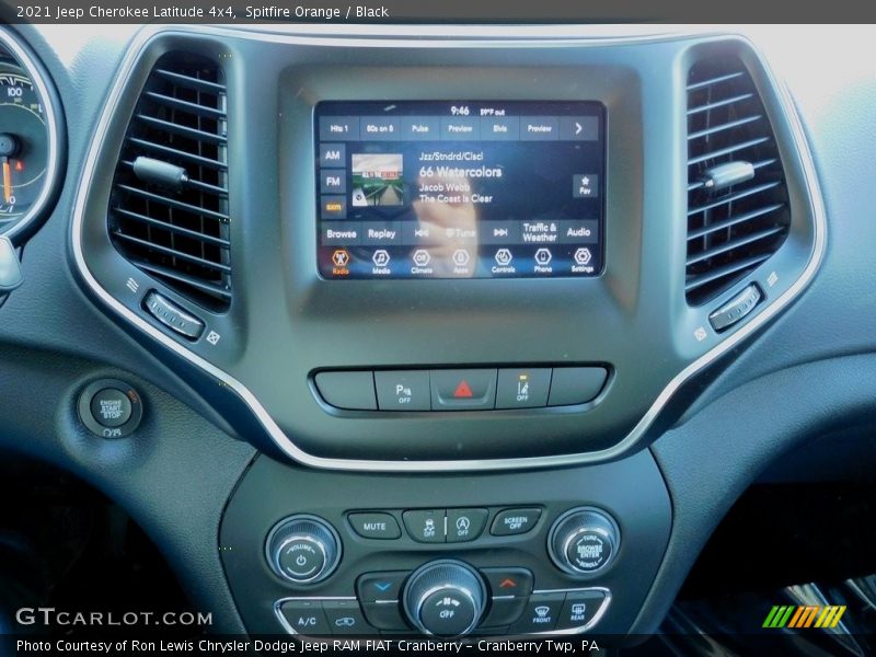 Spitfire Orange / Black 2021 Jeep Cherokee Latitude 4x4