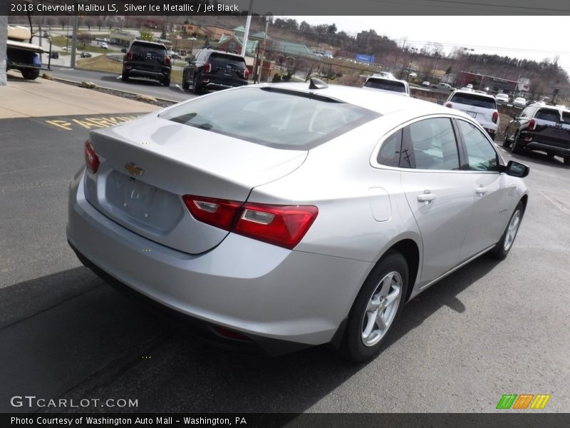 Silver Ice Metallic / Jet Black 2018 Chevrolet Malibu LS