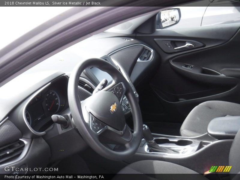 Silver Ice Metallic / Jet Black 2018 Chevrolet Malibu LS