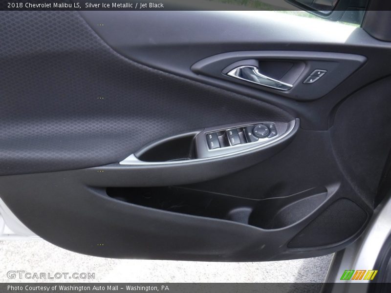 Silver Ice Metallic / Jet Black 2018 Chevrolet Malibu LS