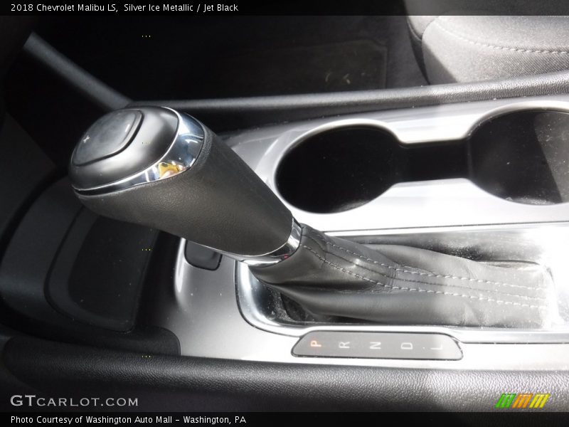 Silver Ice Metallic / Jet Black 2018 Chevrolet Malibu LS