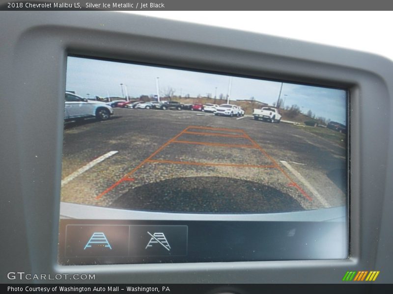 Silver Ice Metallic / Jet Black 2018 Chevrolet Malibu LS