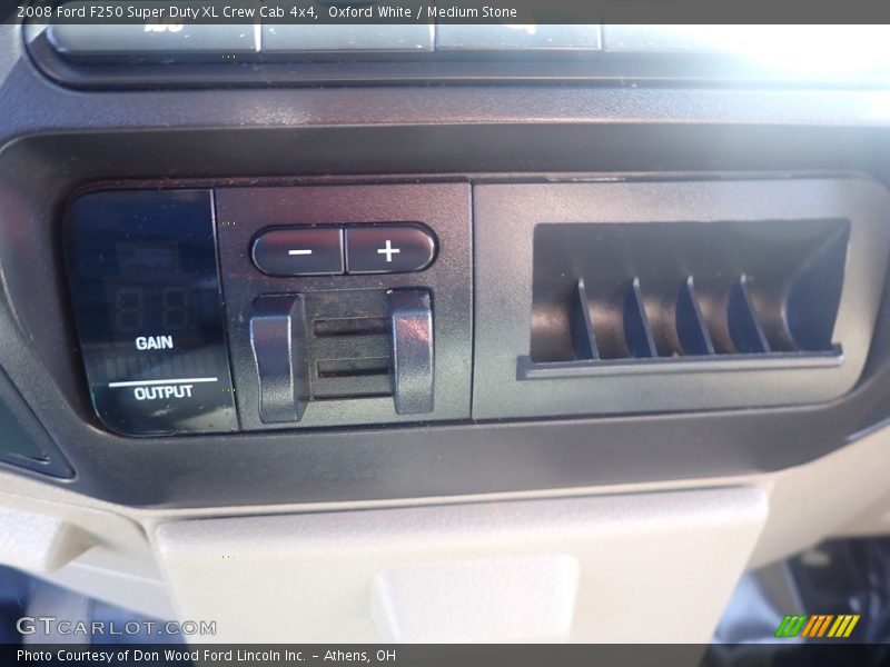 Oxford White / Medium Stone 2008 Ford F250 Super Duty XL Crew Cab 4x4