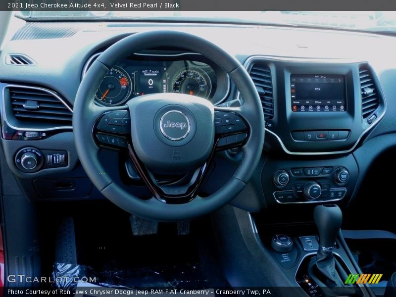 Velvet Red Pearl / Black 2021 Jeep Cherokee Altitude 4x4